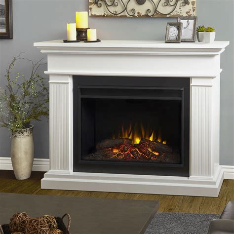 freestanding electric fireplace white|white electric fireplaces clearance.